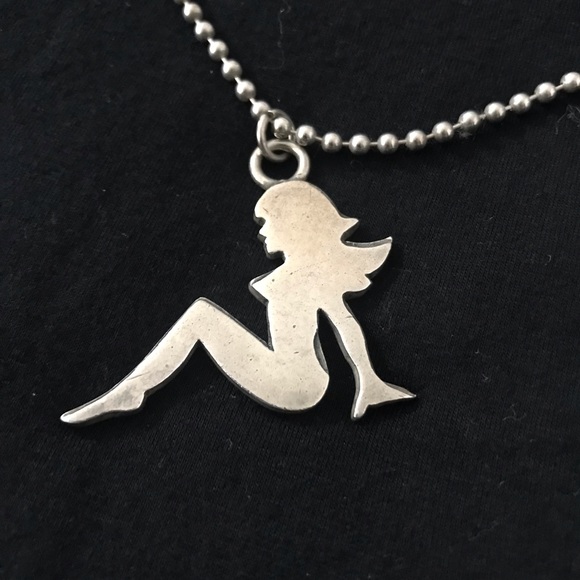Femme Metale Jewelry Femme Metale Sterling Silver Mudflap Girl